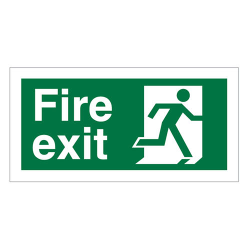 Fire Exit Right Sign (40034V)